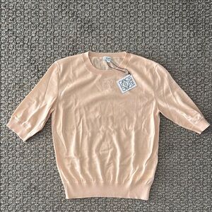 NWT Loewe Short Sleeve Anagram Sweater
